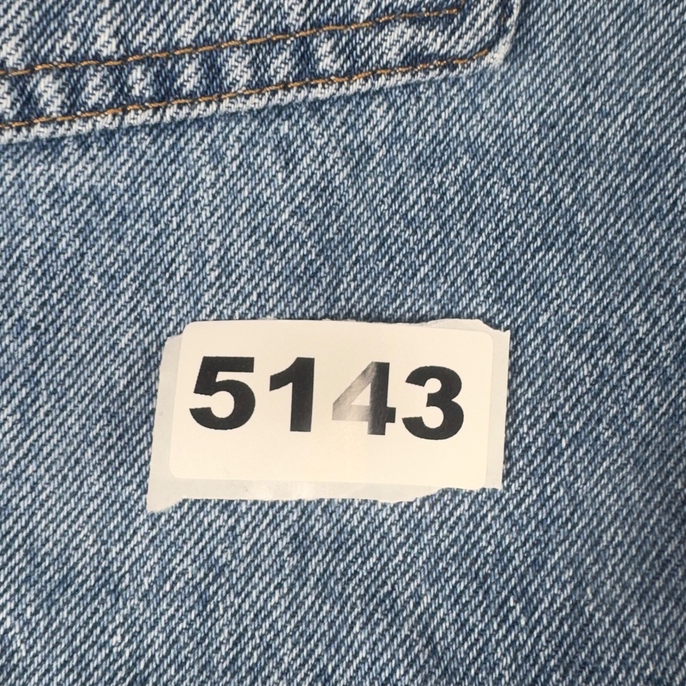 Levi's 501 Original Jean Shorts Womens 31 Blue Light Wash High Rise Rolled Cuff - Picture 8 of 9